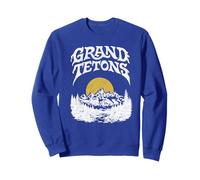 Retro Grand Tetons National Park Vintage Style 80s Sudadera