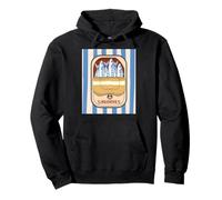 Retro Graphic Sardines Tinned Fish for Men and Women Sudadera con Capucha