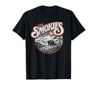 Retro Great Smoky Mountains National Park Vintage Smokies Camiseta