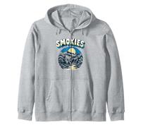 Retro Great Smoky Mountains National Park Vintage Smokies Sudadera con Capucha