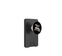 Retro Groovy Because Im Angel Thats Why Funny Nombre Personalizado PopSockets PopWallet para MagSafe