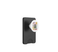 Retro Groovy Christmas Tree Merry & Bright PopSockets PopWallet para MagSafe