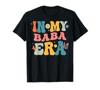 Retro Groovy En Mi Baba Era Día del Padre Camiseta