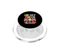 Retro Groovy En Mi Madre Gemela Era Feliz Día De La Madre Embarazo PopSockets PopGrip para MagSafe
