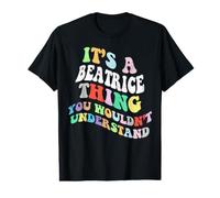 Retro Groovy es una Cosa de Beatrice Que no entenderías Camiseta gráfica económica