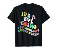 Retro Groovy es una Cosa de Eve Que no entenderías Camiseta gráfica económica