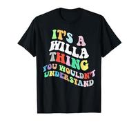 Retro Groovy es una Cosa de Willa Que no entenderías Camiseta gráfica económica