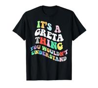 Retro Groovy es una Cosa Greta Que no entenderías Camiseta gráfica económica