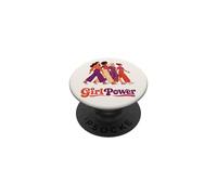 Retro Groovy Girl Power Feminista Hermandades de Mujeres PopSockets PopGrip Adhesivo