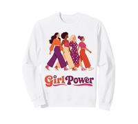 Retro Groovy Girl Power Feminista Hermandades de Mujeres Sudadera