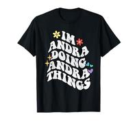 Retro Groovy Im Andra Doing Andra Things Funny Día de la Madre Camiseta