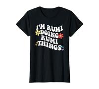 Retro Groovy Im Rumi Doing Rumi Things Funny Día de la Madre Camiseta