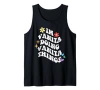 Retro Groovy Im Vanita Haciendo Vanita Cosas Divertidas Madre Camiseta sin Mangas