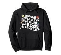 Retro Groovy nunca puedes tener demasiada caricia en tu Sudadera con Capucha