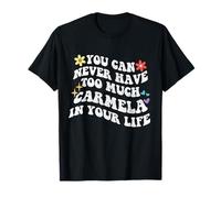 Retro Groovy Nunca Puedes Tener demasiada Carmela en tu Camiseta