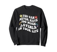 Retro Groovy Nunca Puedes Tener Demasiada Lavinia En Tu Sudadera