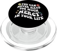 Retro Groovy nunca puedes tener demasiada misericordia en tu vida PopSockets PopGrip para MagSafe