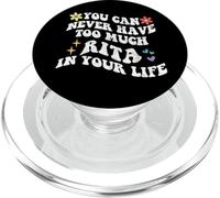 Retro Groovy nunca puedes tener demasiada RITA en tu vida PopSockets PopGrip para MagSafe