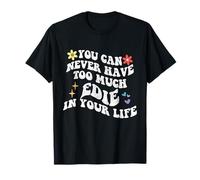 Retro Groovy Nunca Puedes Tener Demasiado EDIE en tu Vida Camiseta