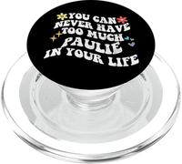 Retro Groovy Nunca Puedes Tener Demasiado Paulie En Tu Vida PopSockets PopGrip para MagSafe