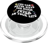 Retro Groovy Nunca Puedes Tener Demasiado Peter En Tu Vida PopSockets PopGrip para MagSafe