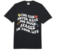 Retro Groovy Que Nunca Puedes Tener demasiada estacía en tu Vida Comfort Colors Adult Heavyweight T-Shirt