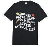 Retro Groovy Que Nunca Puedes Tener Demasiado todavía en tu Vida Comfort Colors Adult Heavyweight T-Shirt