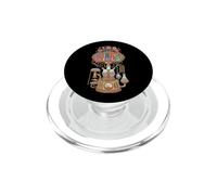 Retro Groovy Science Vibes Lab Flasks Stem Geek PopSockets PopGrip para MagSafe