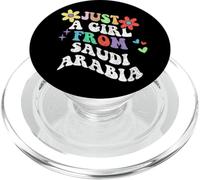 Retro Groovy Solo Una Chica De Arabia Saudita Día De La Madre 2023 PopSockets PopGrip para MagSafe