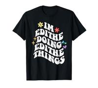 Retro Groovy, Soy Edithe Edithe Things Funny Mother's Camiseta