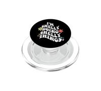 Retro Groovy, Soy Shelly Haciendo Shelly Things Funny Mother's PopSockets PopGrip para MagSafe