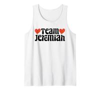 Retro Groovy Team Jeremiah Amo a Jeremiah I Heart Jeremiah Camiseta sin Mangas
