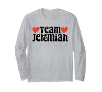 Retro Groovy Team Jeremiah Amo a Jeremiah I Heart Jeremiah Manga Larga