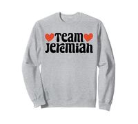 Retro Groovy Team Jeremiah Amo a Jeremiah I Heart Jeremiah Sudadera