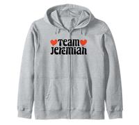 Retro Groovy Team Jeremiah Amo a Jeremiah I Heart Jeremiah Sudadera con Capucha