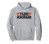 Retro Groovy Team Jeremiah Amo a Jeremiah I Heart Jeremiah Sudadera con Capucha