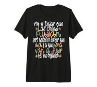 Retro Groovy Voy a Dejar Que Las Cosas Fluyan Pero Necesito Camiseta Premium