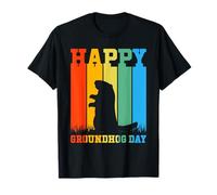 Retro Groundhog Day Apparel Co Camiseta