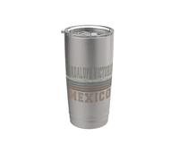 Retro Guadalupe Victoria México Vaso térmico de acero inoxidable de doble pared