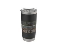 Retro Guadalupe Victoria México Vaso térmico de acero inoxidable de doble pared