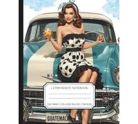 Retro Guatemala Pin Up Girl Composition Notebook College Ruled: Vintage Journal for Guatemalan Women, Students & Girls
