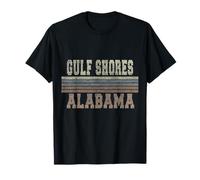 Retro Gulf Shores Alabama Camiseta