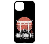 Retro Hakodate Japón Torii Gate Japanese Kanji Souvenir Carcasa para iPhone 15 Plus