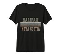 Retro Halifax Nueva Escocia Canadá Camiseta Premium