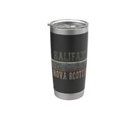 Retro Halifax Nueva Escocia Canadá Vaso térmico de acero inoxidable de doble pared