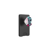 Retro Halloween Synthwave Vaporwave Zombie estético PopSockets PopWallet para MagSafe