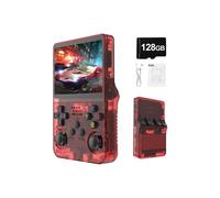 Retro handheld gaming console R36S, open-source Linux system, 128GB TF card, over 30,000 classic games, 3.5-inch IPS screen