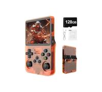 Retro handheld gaming console R36S, open-source Linux system, 128GB TF card, over 30,000 classic games, 3.5-inch IPS screen