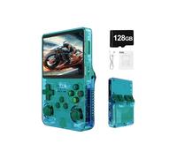 Retro handheld gaming console R36S, open-source Linux system, 128GB TF card, over 30,000 classic games, 3.5-inch IPS screen