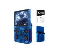 Retro handheld gaming console R36S, open-source Linux system, 128GB TF card, over 30,000 classic games, 3.5-inch IPS screen, p